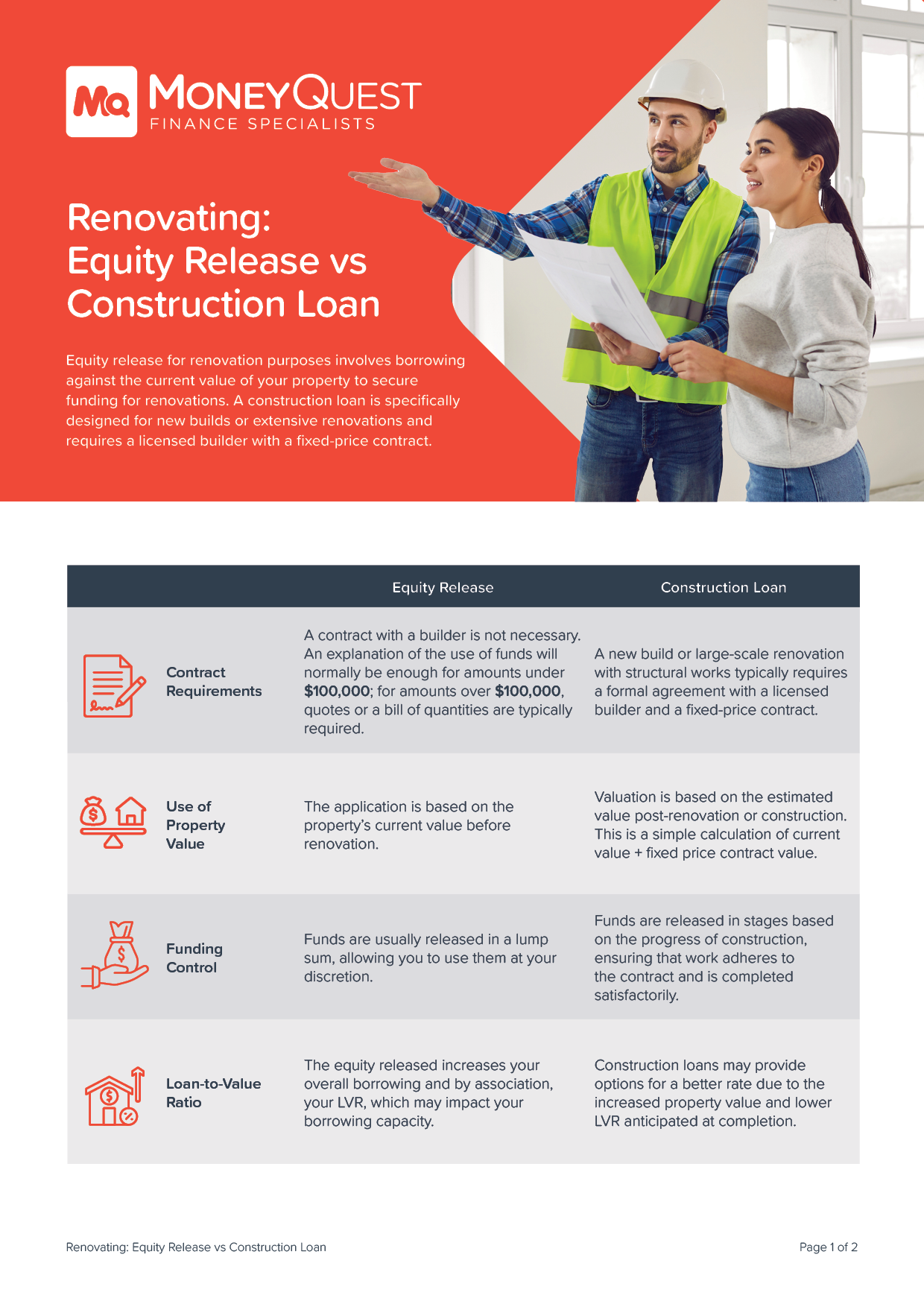 MoneyQuest Renovating: Equity Release vs Construction Loan - Image 2