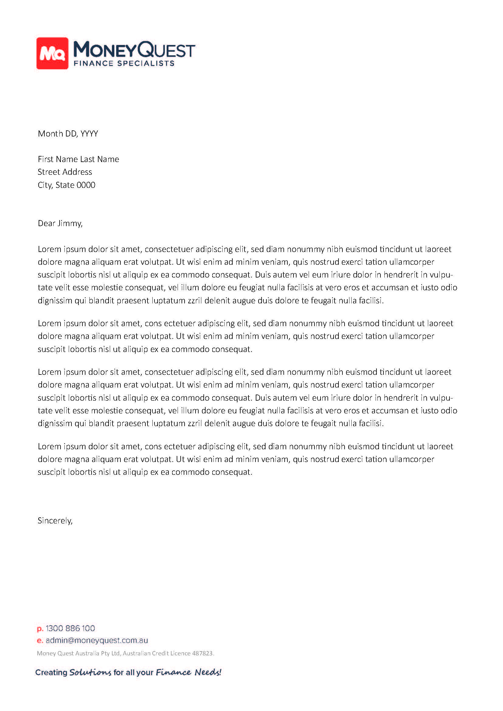 MQ Letterhead